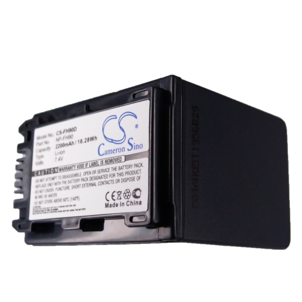 Compatible battery replacement for Sony  NP-FH90