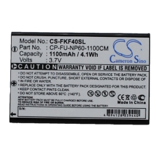 Compatible battery replacement for FALK CP-FU-NP60-1100CM,CPF-1035