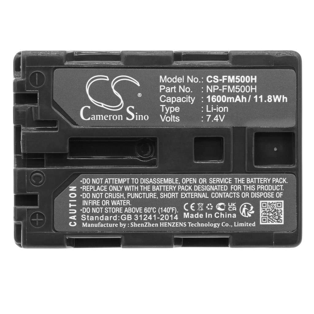 Compatible battery replacement for Sony  NP-FM500H