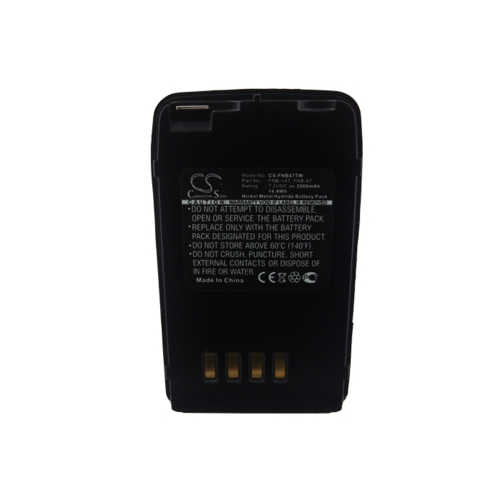 Compatible battery replacement for YAESU  FNB-V49, FNB-V47IS, FNB-V47, FNB-47H, FNB-V49H...