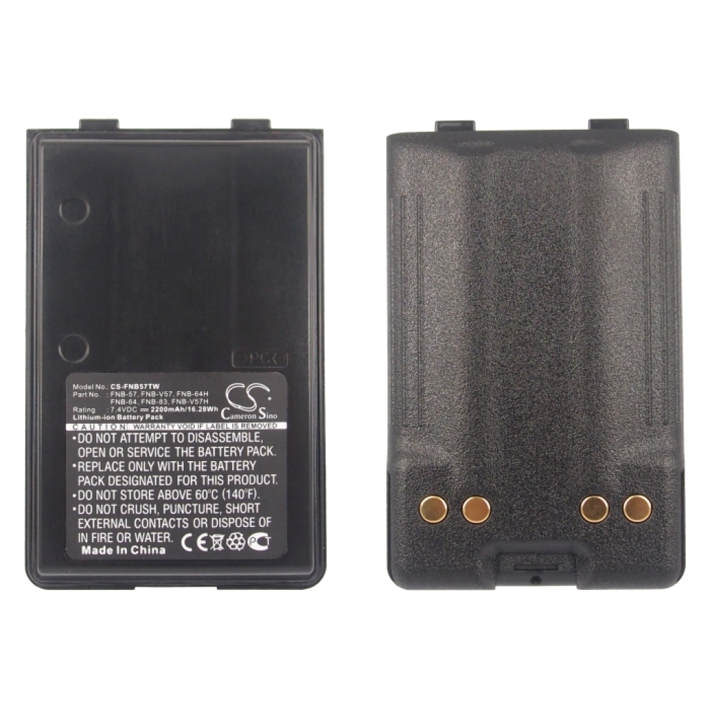 Compatible battery replacement for YAESU  FNB-83, FNB-V67Li, FNB-64H, FNB-V57H, FNB-64...