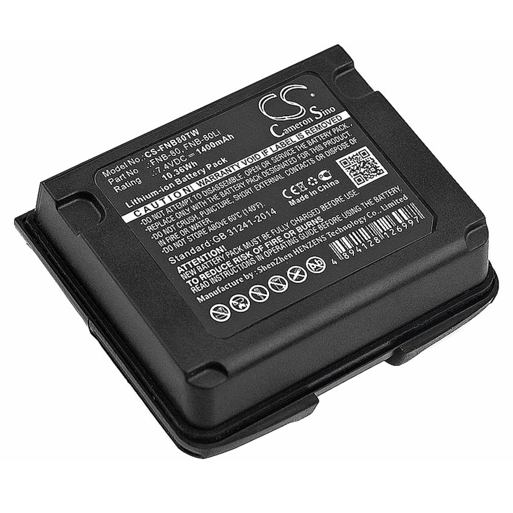 Compatible battery replacement for Horizon  FNB-58, FNB-80Li, FNB-80, FNB-58Li