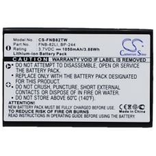 Compatible battery replacement for YAESU  BP-244, UPB-4L, BC-8260, MLB-1000, FNB-82LI...