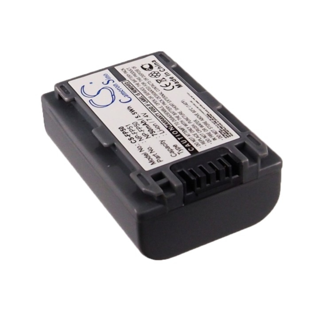 Compatible battery replacement for Sony  NP-FP50, NP-FP30, NP-FP51