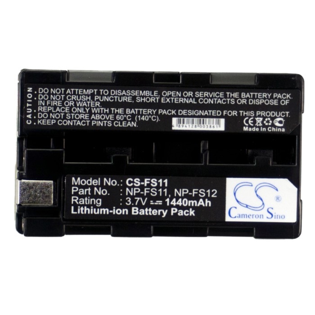 Compatible battery replacement for Sony  NP-FS10, NP-F10, NP-FS12, NP-FS11