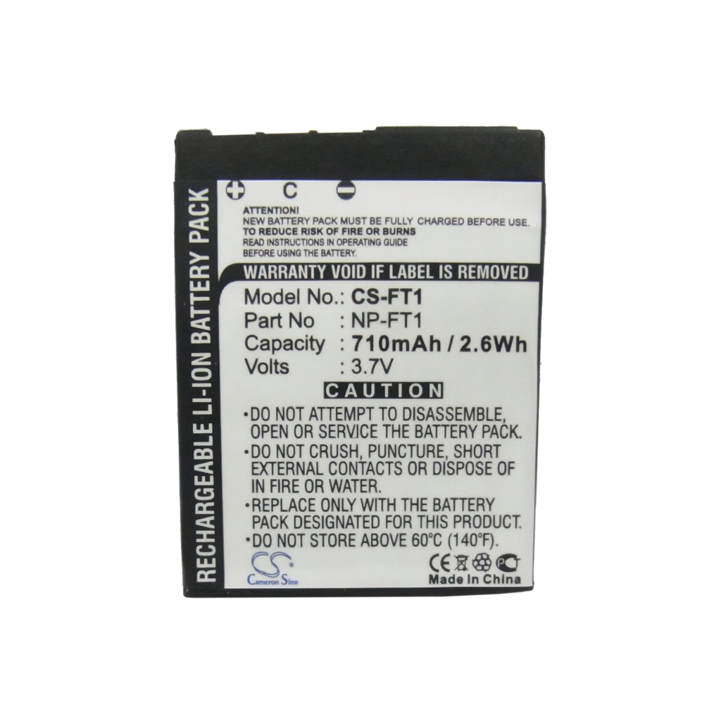 Compatible battery replacement for Sony  NP-FT1