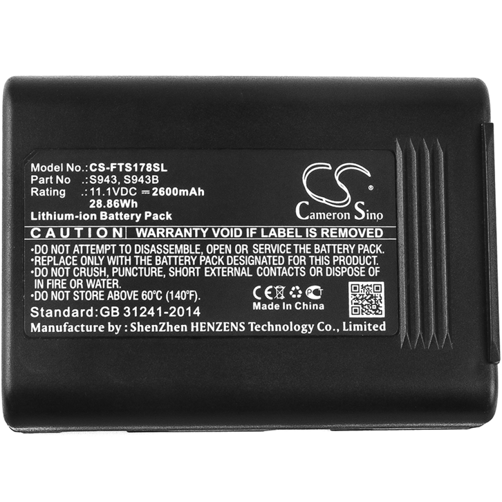 Compatible battery replacement for Fitel  S943B, S943