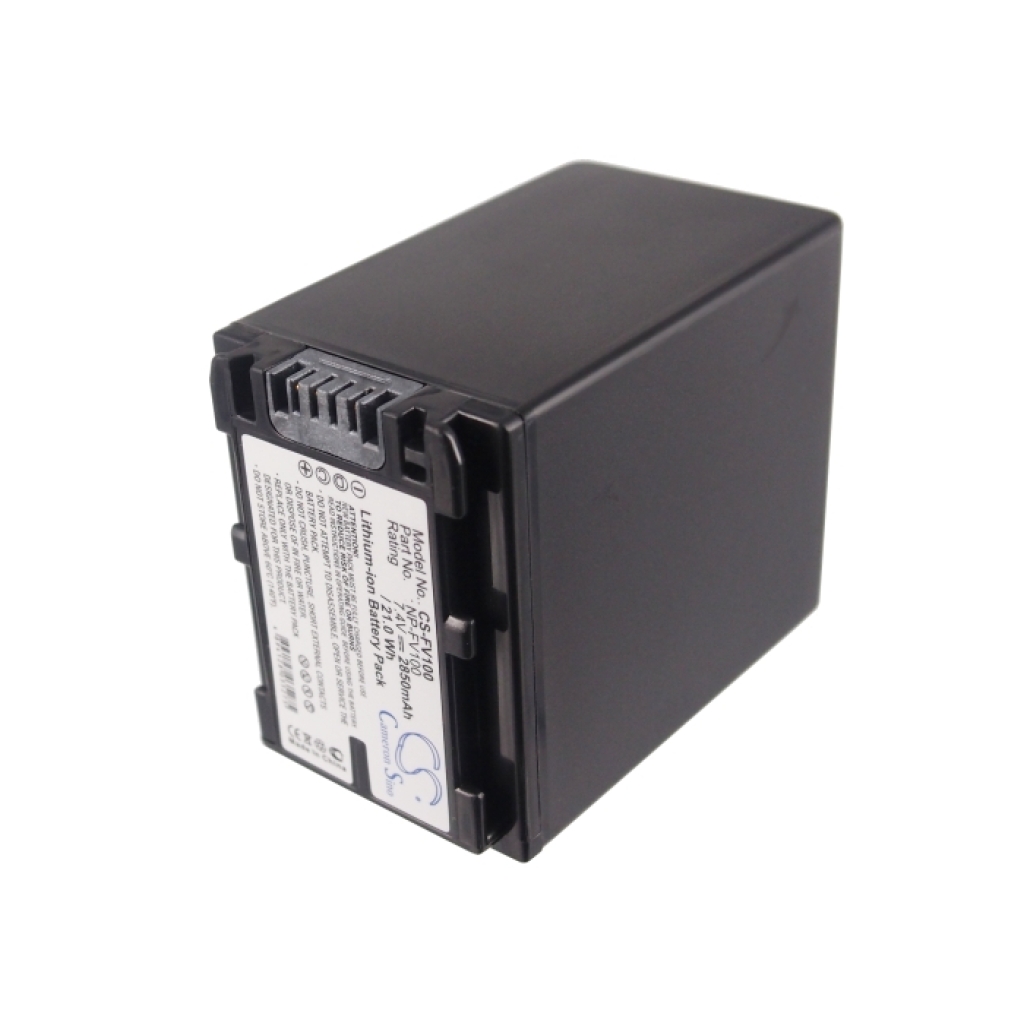 Compatible battery replacement for Sony  NP-FV100