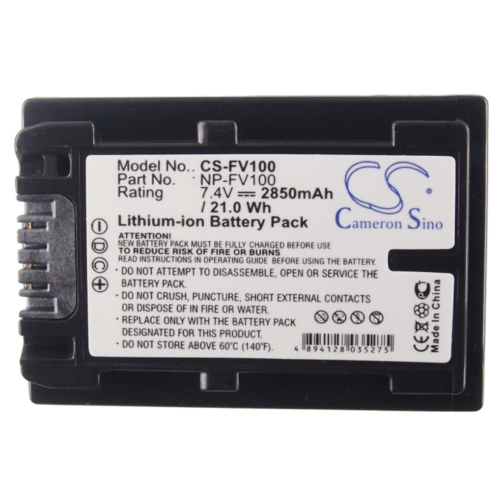 Camera Battery Sony HDR-CX550V