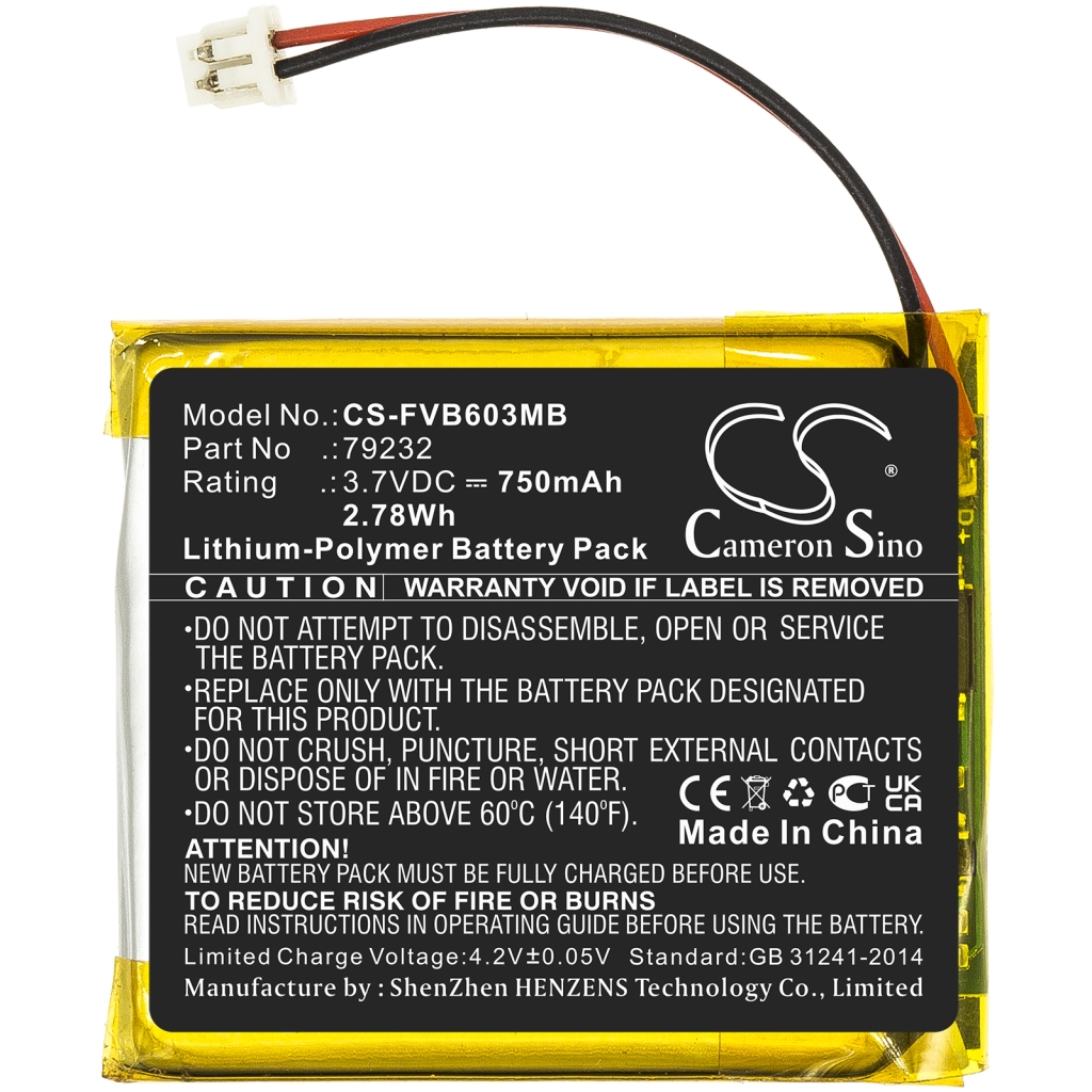 Compatible battery replacement for Floureon  79232