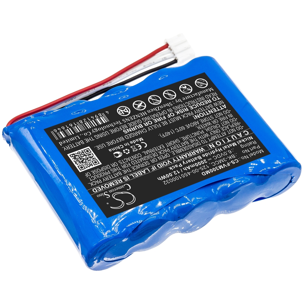 Compatible battery replacement for Fresenius  BK-3MCC, 125-00-455100032