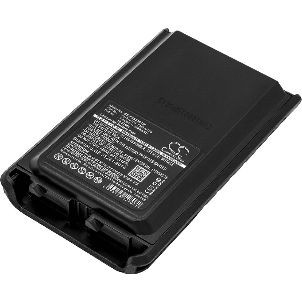 Compatible battery replacement for Vertex  FNB-V132Li, FNB-V103, FNB-V131Li, FNB-V104LI, FNB-V104...