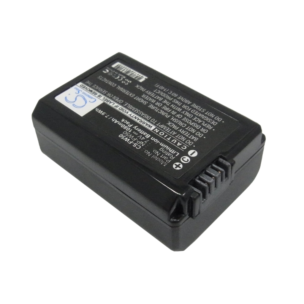 Compatible battery replacement for Sony  NP-FW50