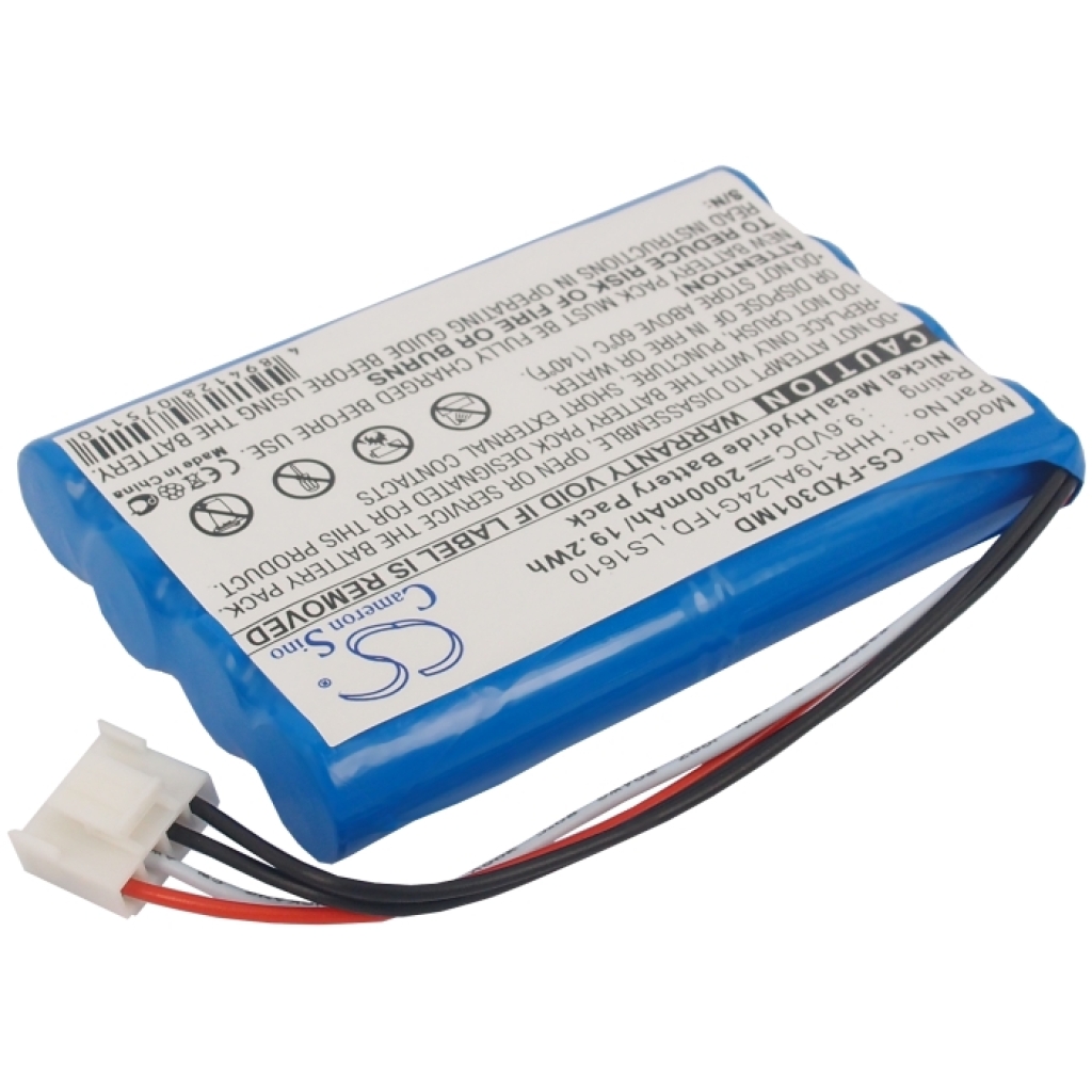 Compatible battery replacement for Fukuda  LS1610, HHR-19AL24G1FD