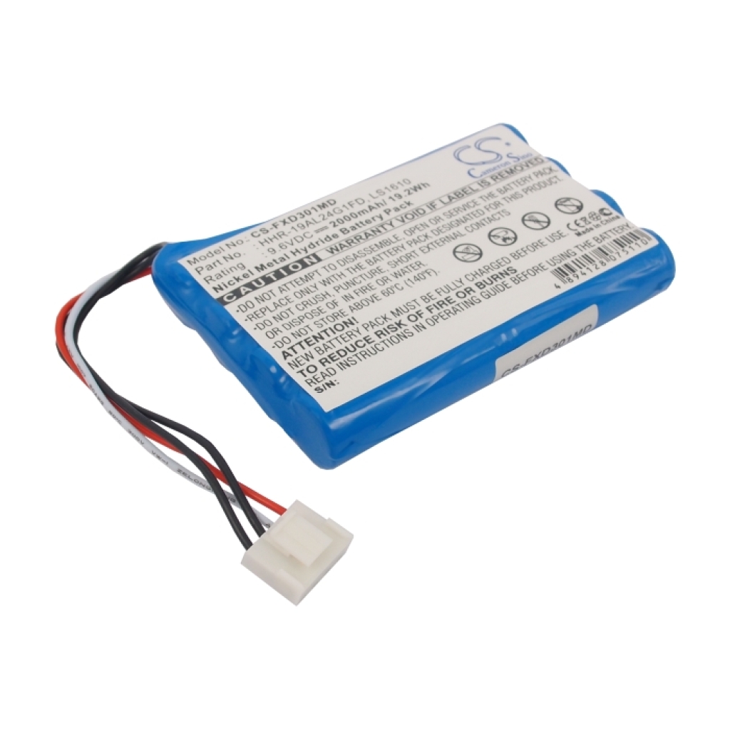 Compatible battery replacement for Fukuda  HHR-19AL24G1FD, LS1610