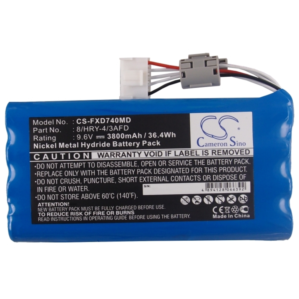 Compatible battery replacement for Fukuda  8/HRY-4/3AFD