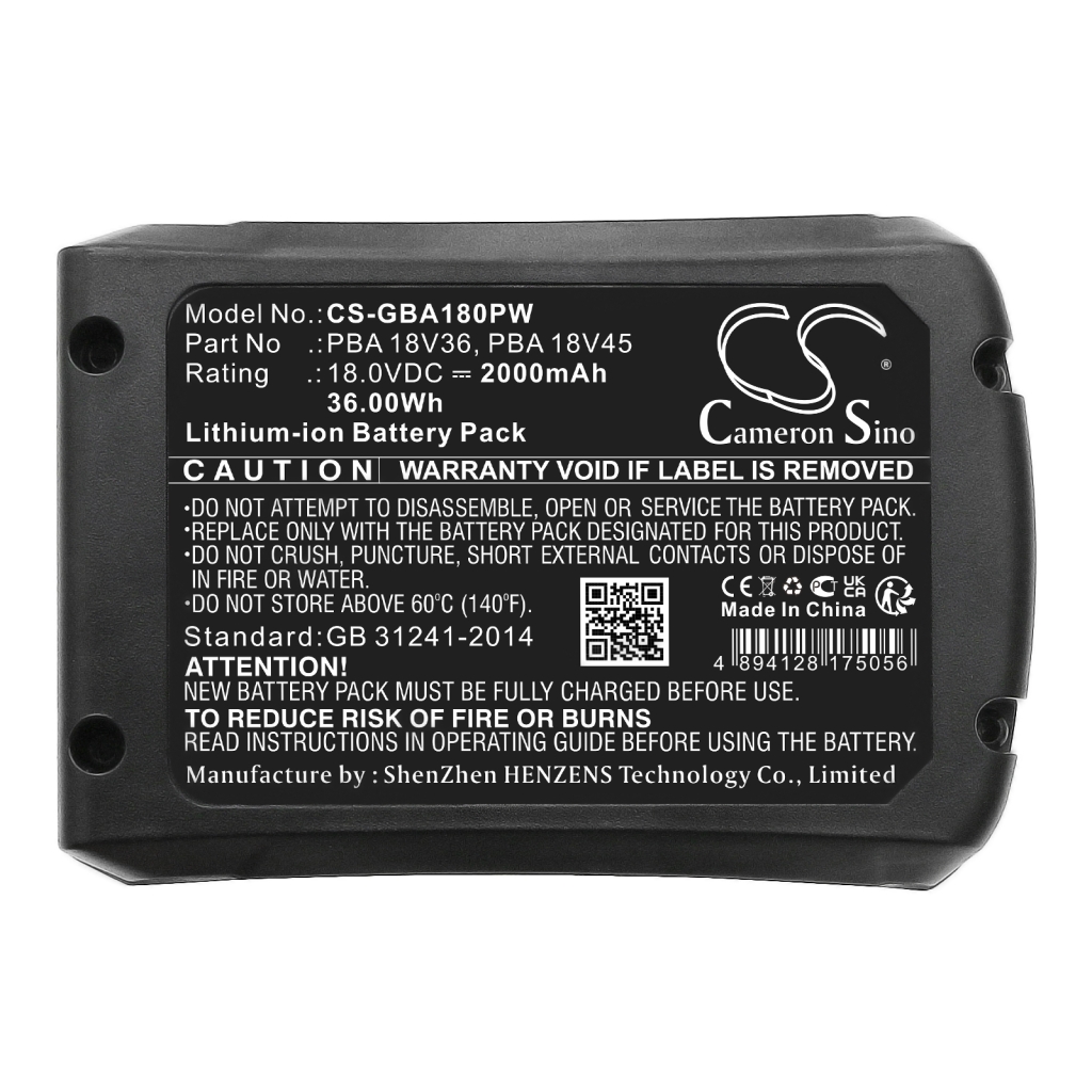 Battery Replaces PBA 18V36