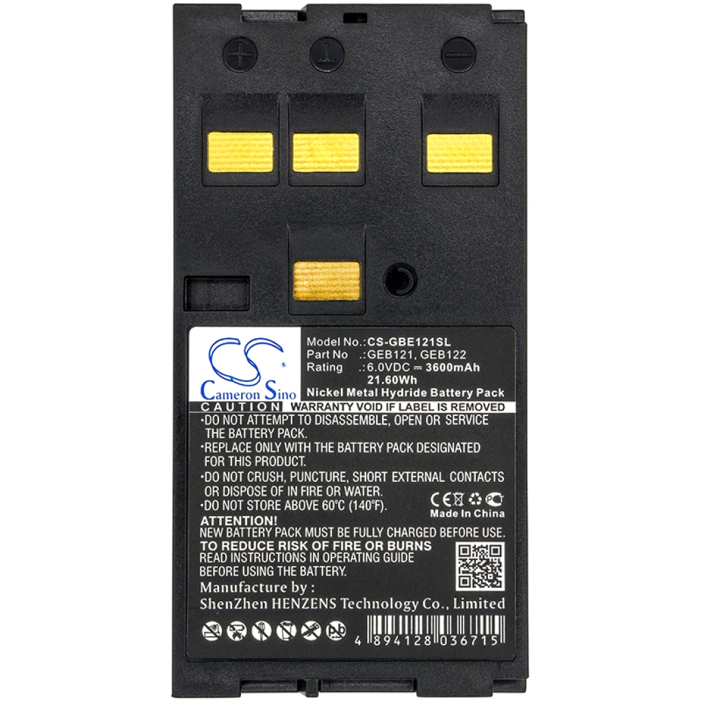 Compatible battery replacement for LEICA  GEB122, GEB121, BT20, BT10, ZBA-100