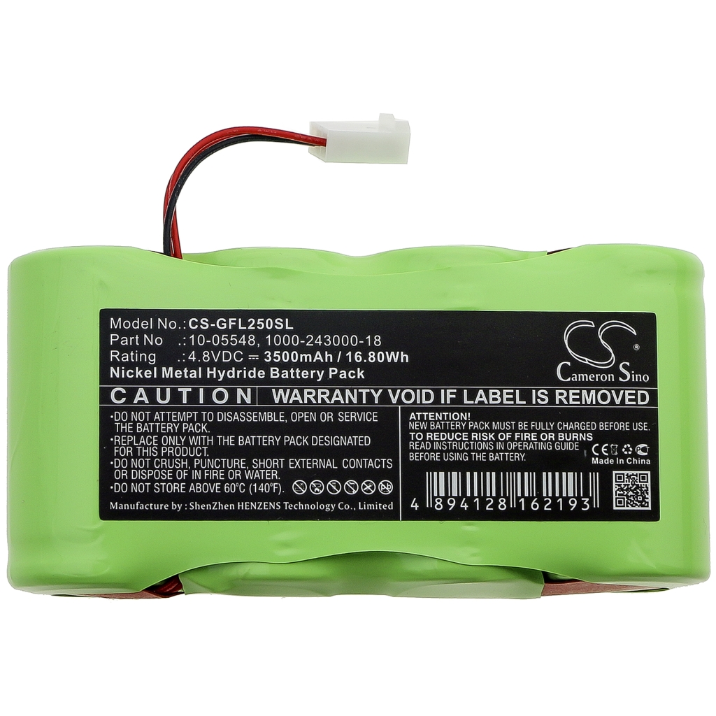 Compatible battery replacement for Geo-fennel  1000-243000-18, 10-05548