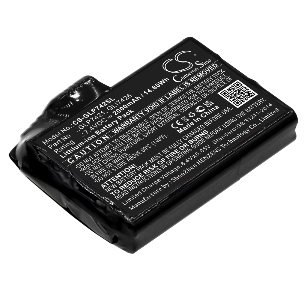 Compatible battery replacement for Glovii  GLP7421, GLI7426