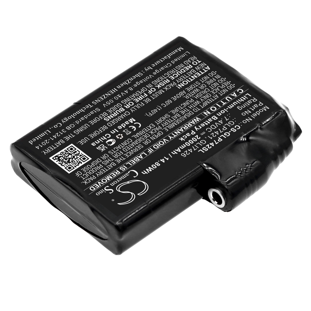 Compatible battery replacement for Glovii  GLP7421, GLI7426