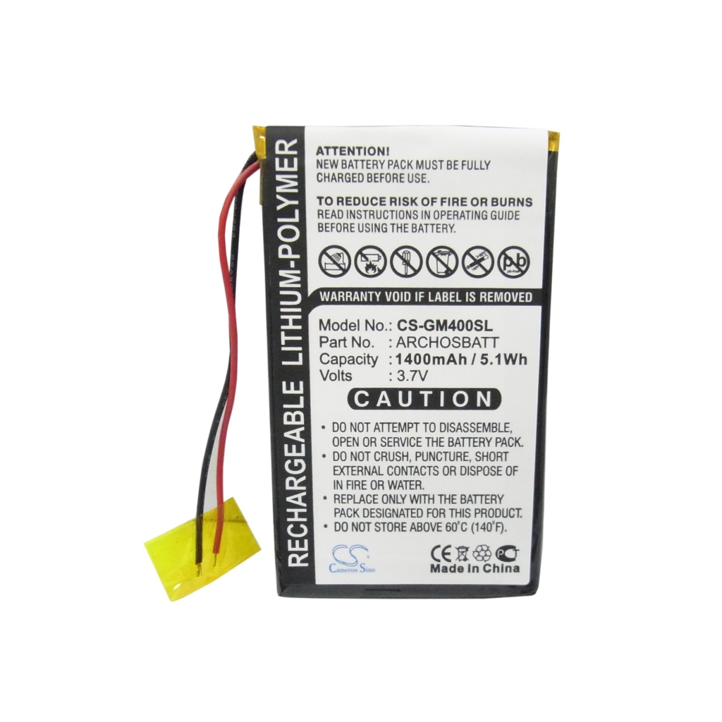 MP3, MP4, PMP Battery Archos CS-GM400SL