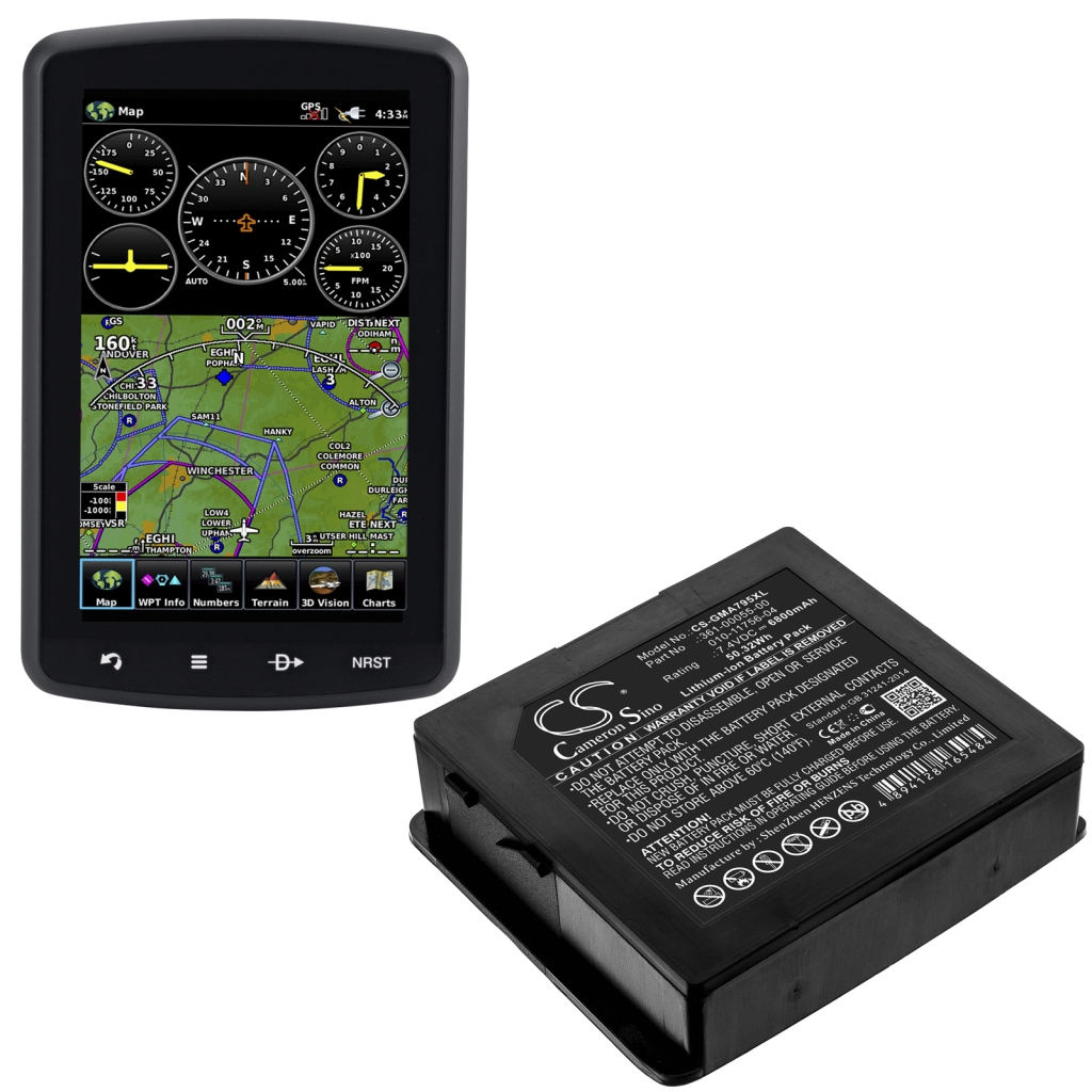 GPS, Navigator Battery Garmin CS-GMA795XL