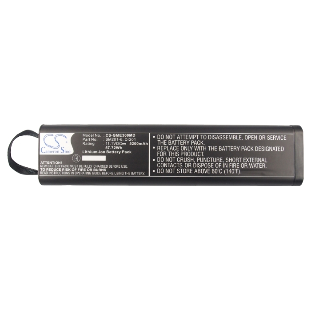 Compatible battery replacement for Anritsu  AS11194, M6454, 2017857-002, LI201SX, SM201-4.2...