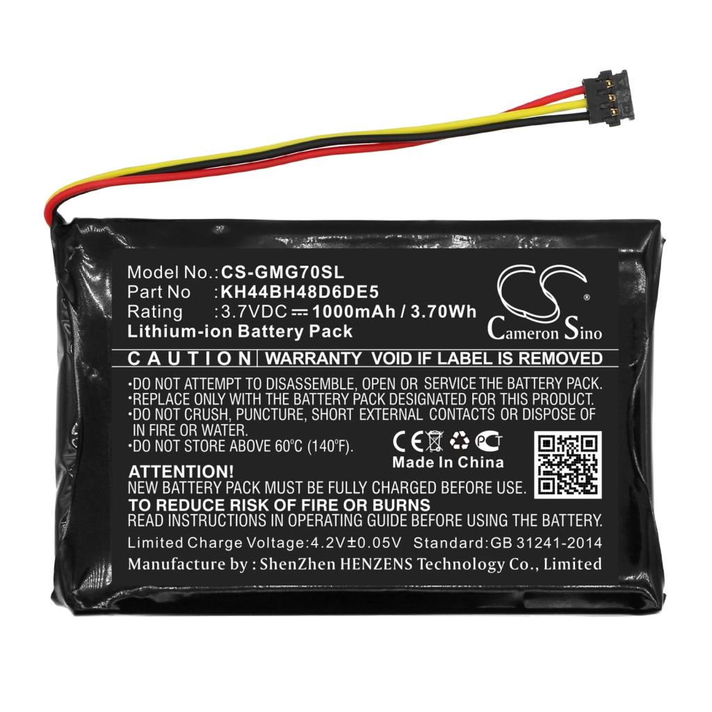 GPS, Navigator Battery Garmin CS-GMG70SL