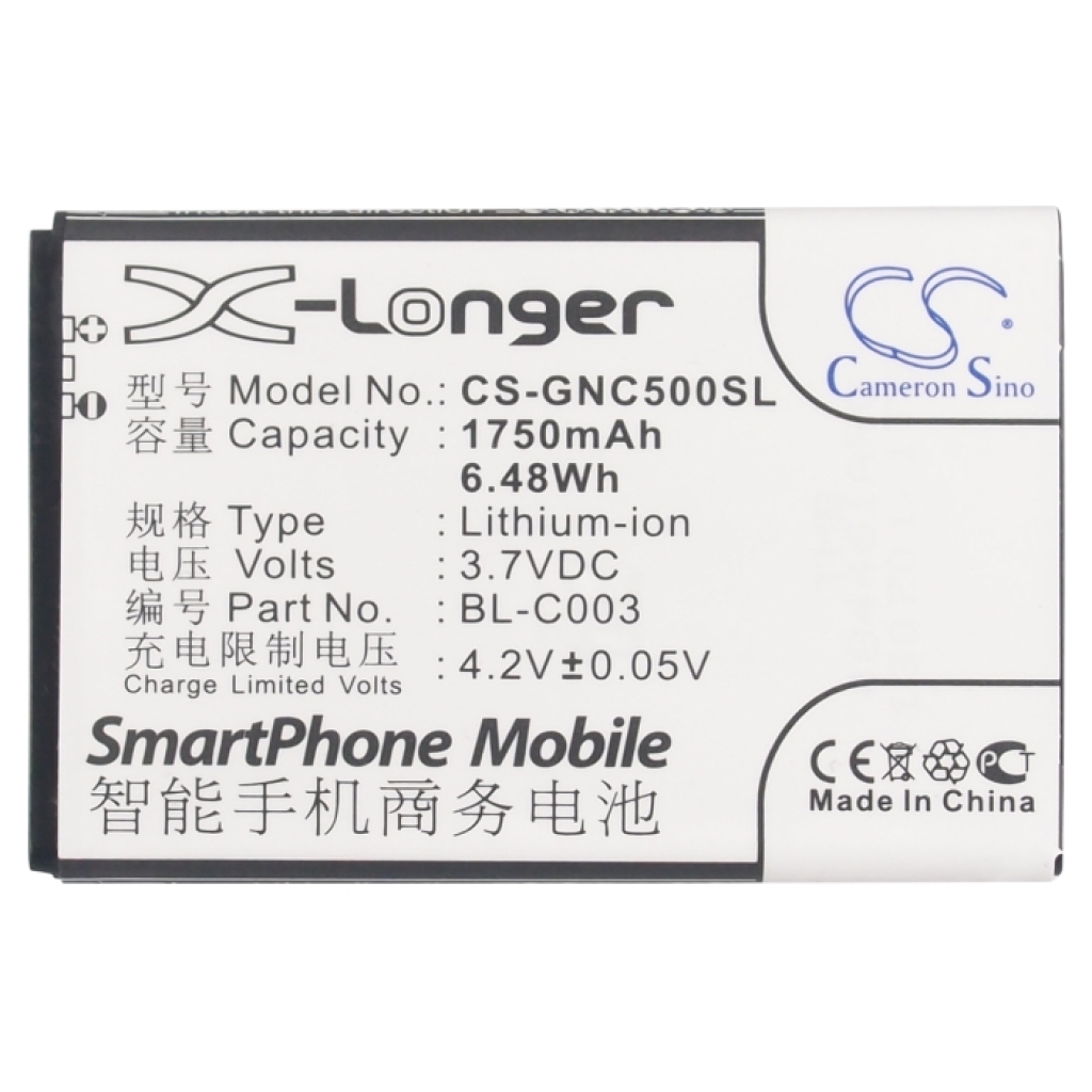 Mobile Phone Battery GIONEE CS-GNC500SL