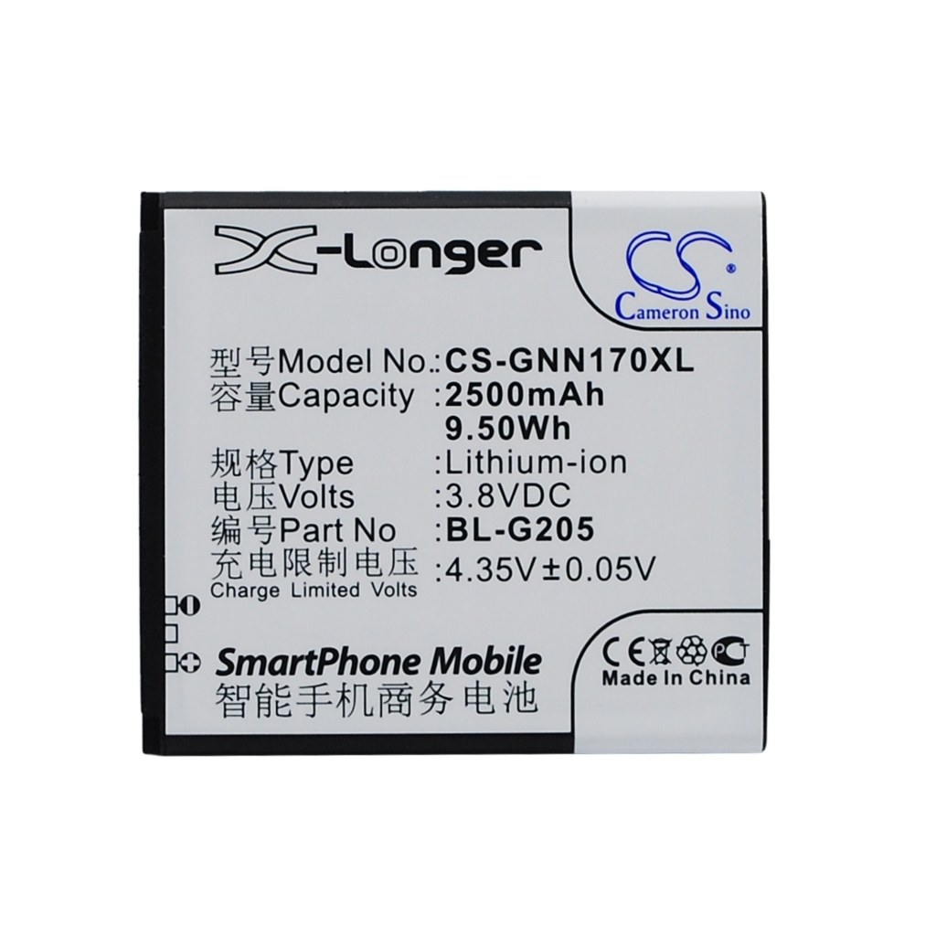 Mobile Phone Battery GIONEE CS-GNN170XL