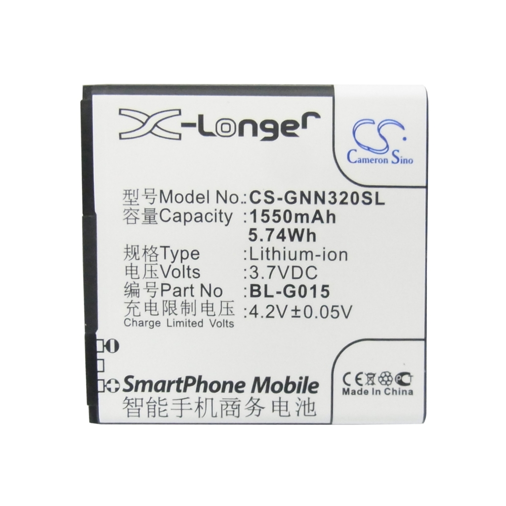 Mobile Phone Battery GIONEE CS-GNN320SL