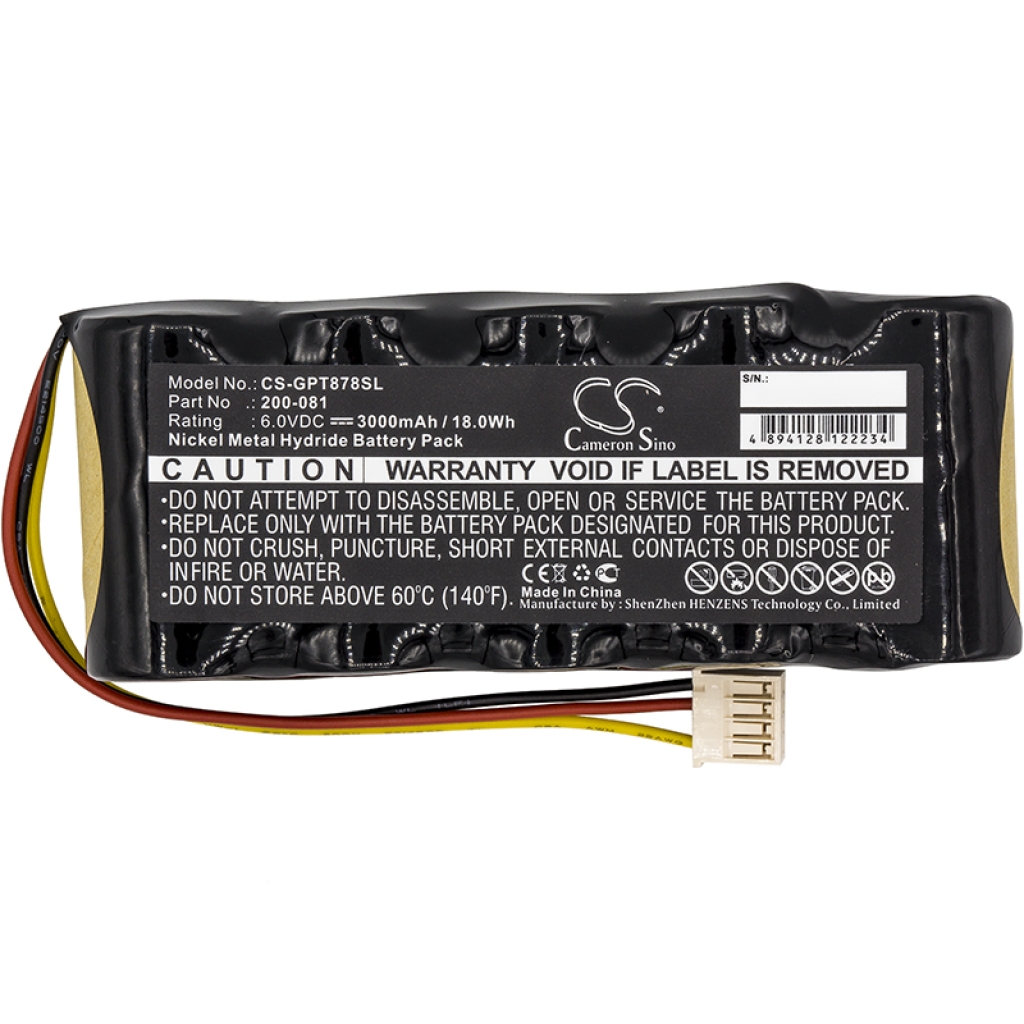 Compatible battery replacement for GE  KR1800SCE, 200-081