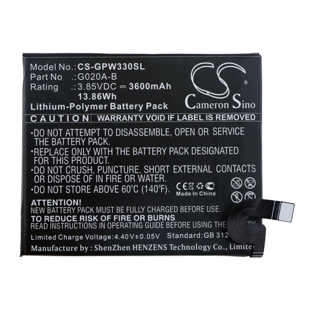 Mobile Phone Battery Google CS-GPW330SL