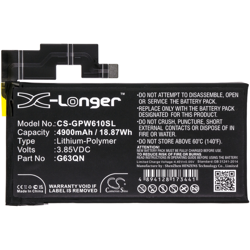 Battery Replaces G63QN