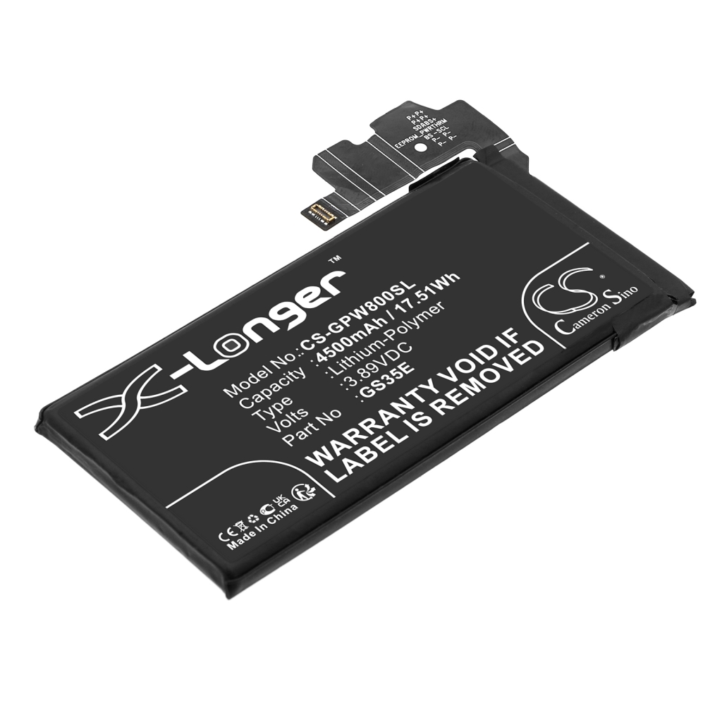 Compatible battery replacement for Google  G949-00574-01, GS35E