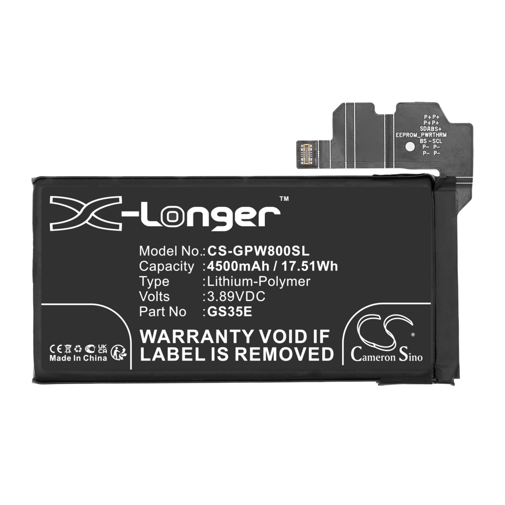 Compatible battery replacement for Google  GS35E, G949-00574-01