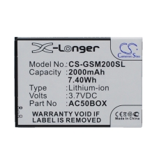 Compatible battery replacement for Arcmoile AC500BNE,AC50BOX,AC50NE 1ICP5/56/78