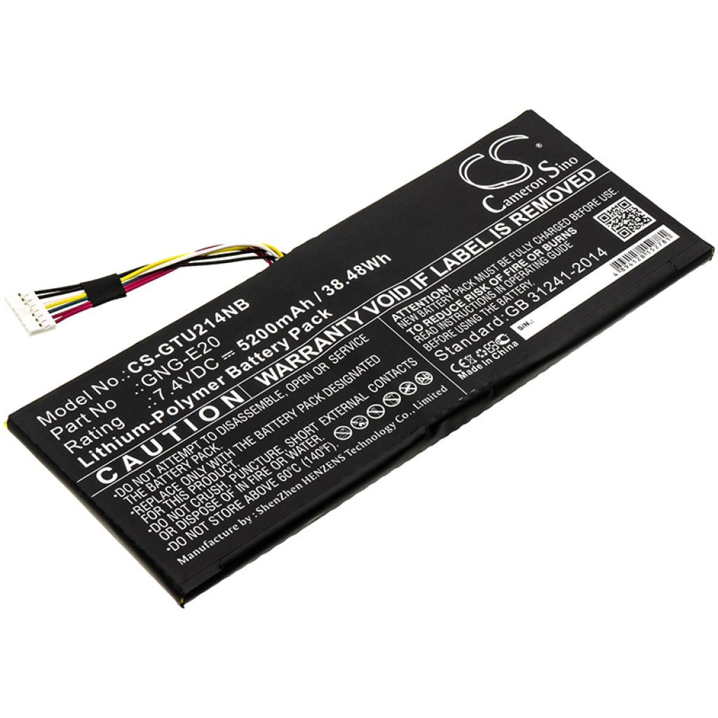 Notebook battery Getac CS-GTU214NB