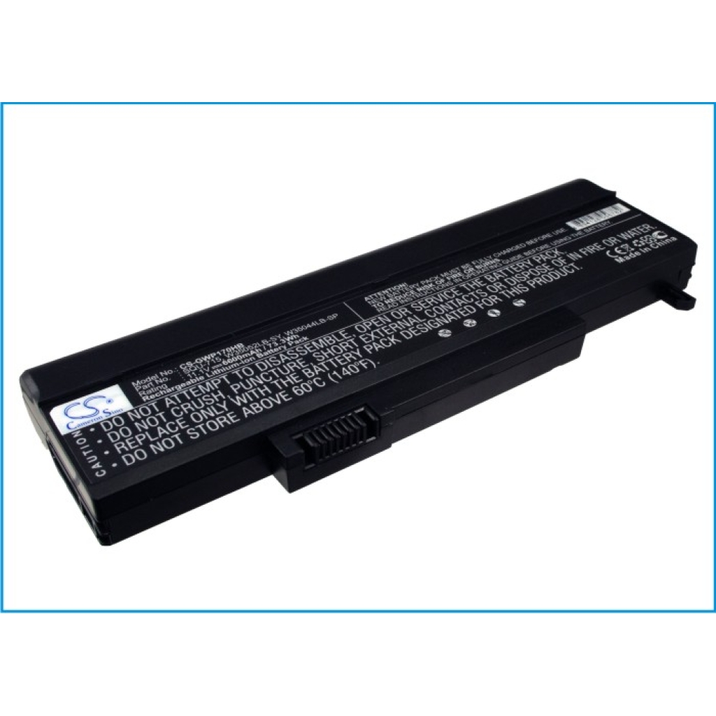 Compatible battery replacement for Gateway  935C2190F, DAK100440-011805, 6501213, W35044LB-SP, 6506128...