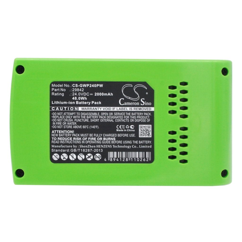 Compatible battery replacement for Alpina  29837, G24B2, 29807, BT 4024, 29322...