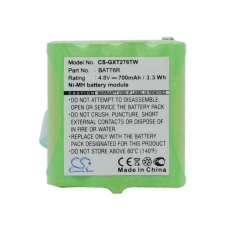 Compatible battery replacement for Midland  AVP6, BATT6R, BATT-6R