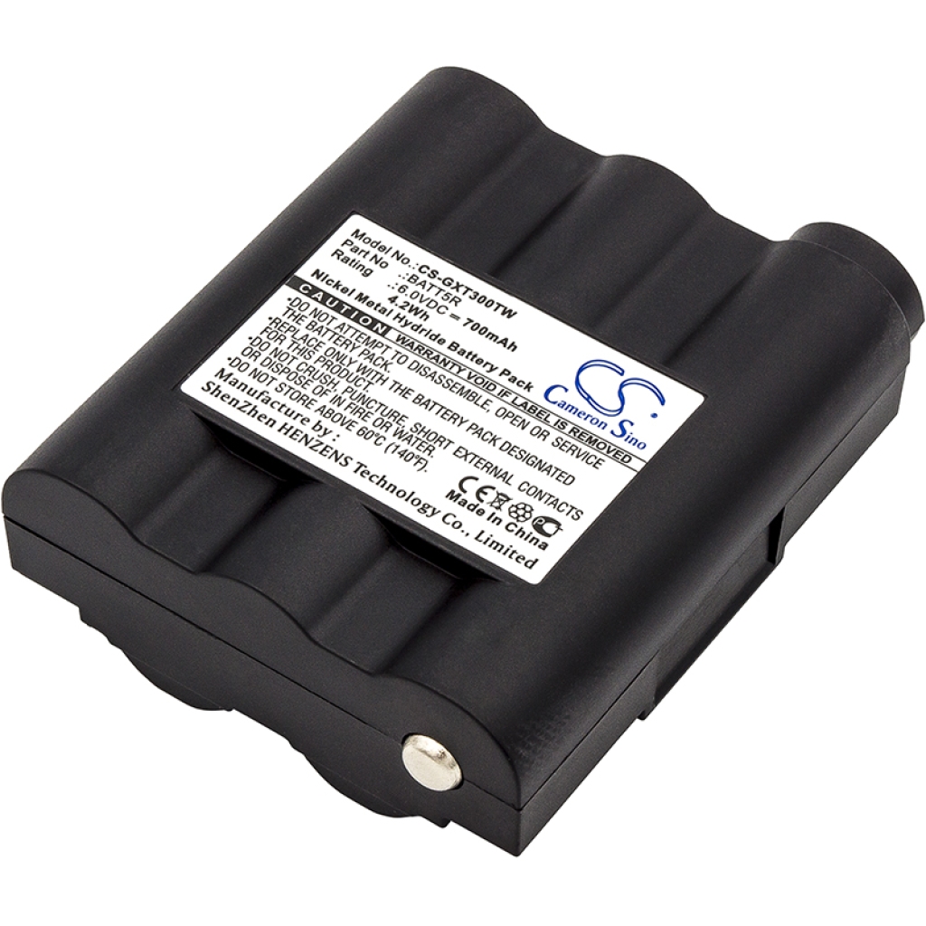 Compatible battery replacement for Midland  BATT5RX, BATT5R, BATT-5R, AVP17, PB-ATL/G7...