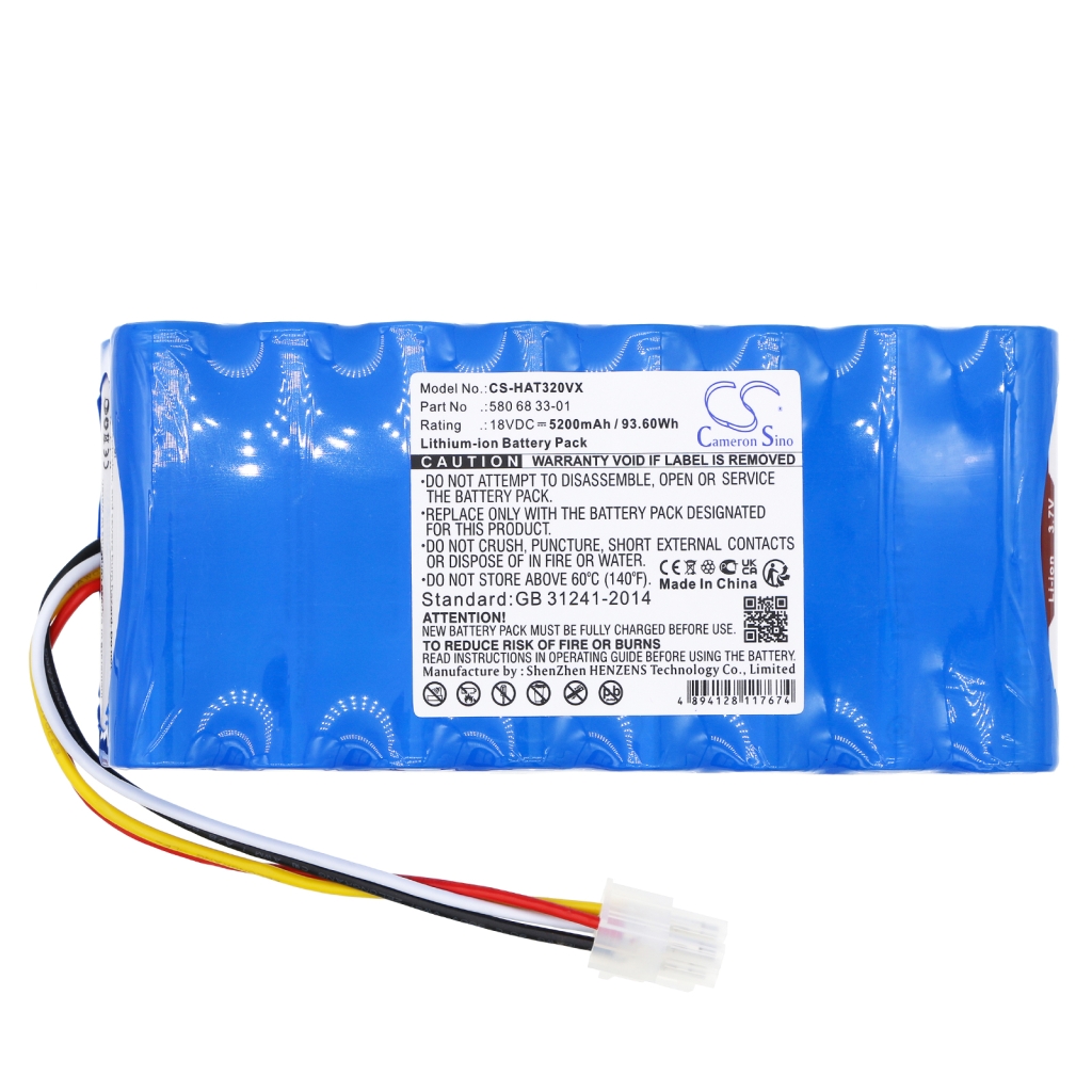 Compatible battery replacement for Husqvarna  589 58 52-01, 580 68 33-03, 589585701, 580 68 33-02, 589 58 57-01...