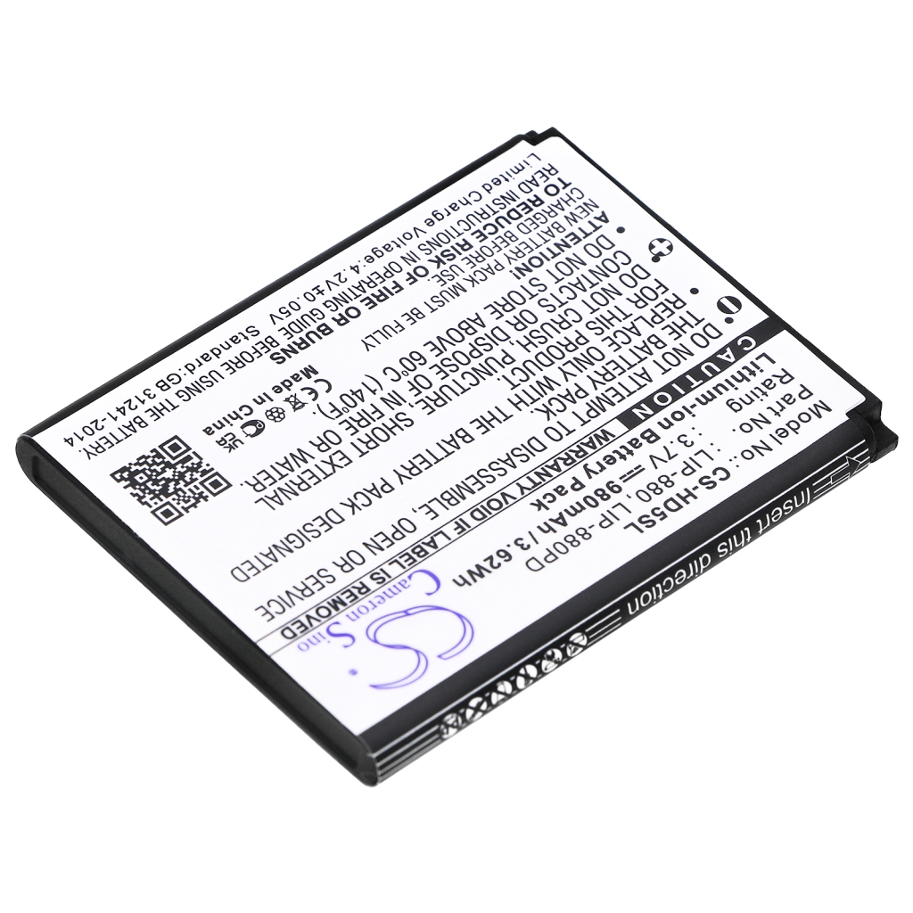 Compatible battery replacement for Sony  LIP-880, 2-632-807-11, LIP-880PD-B, LIP-880PD