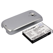 Compatible battery replacement for T-Mobile 35H00123-00M,35H00123-02M,BA S390,RHOD160