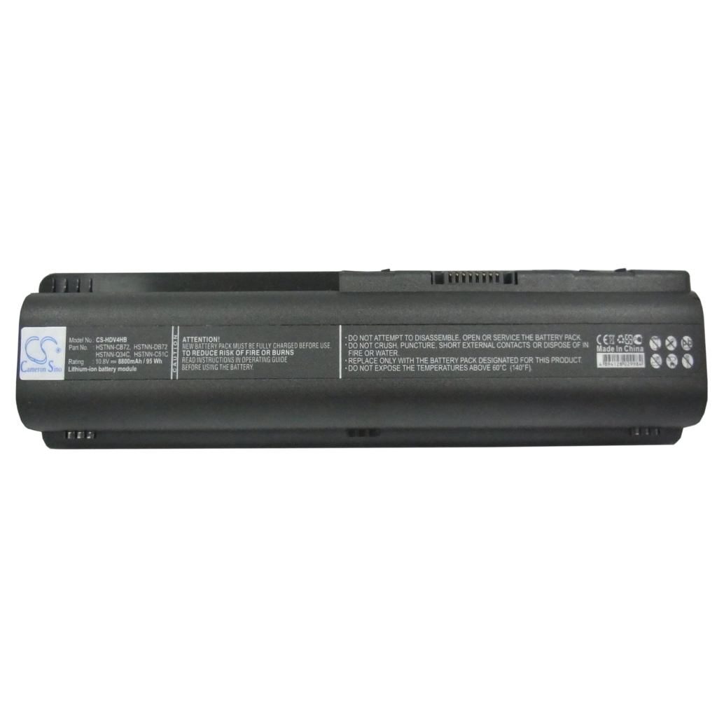 Compatible battery replacement for HP  497694-001, HSTNN-IB79, 462890-161, KS526AA, 484171-001...