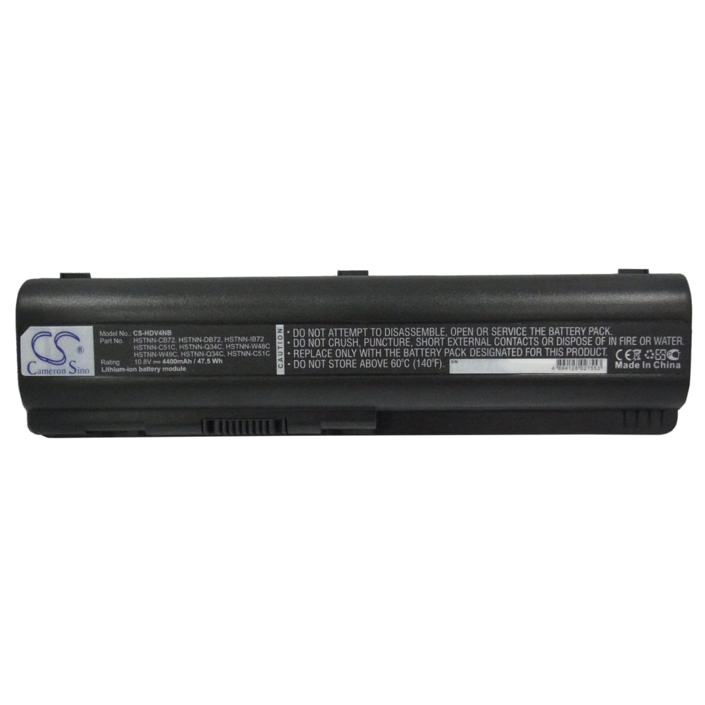 Compatible battery replacement for HP  HSTNN-DB73, 462889-421, HSTNN-W49C, 484171-001, HS524AA...