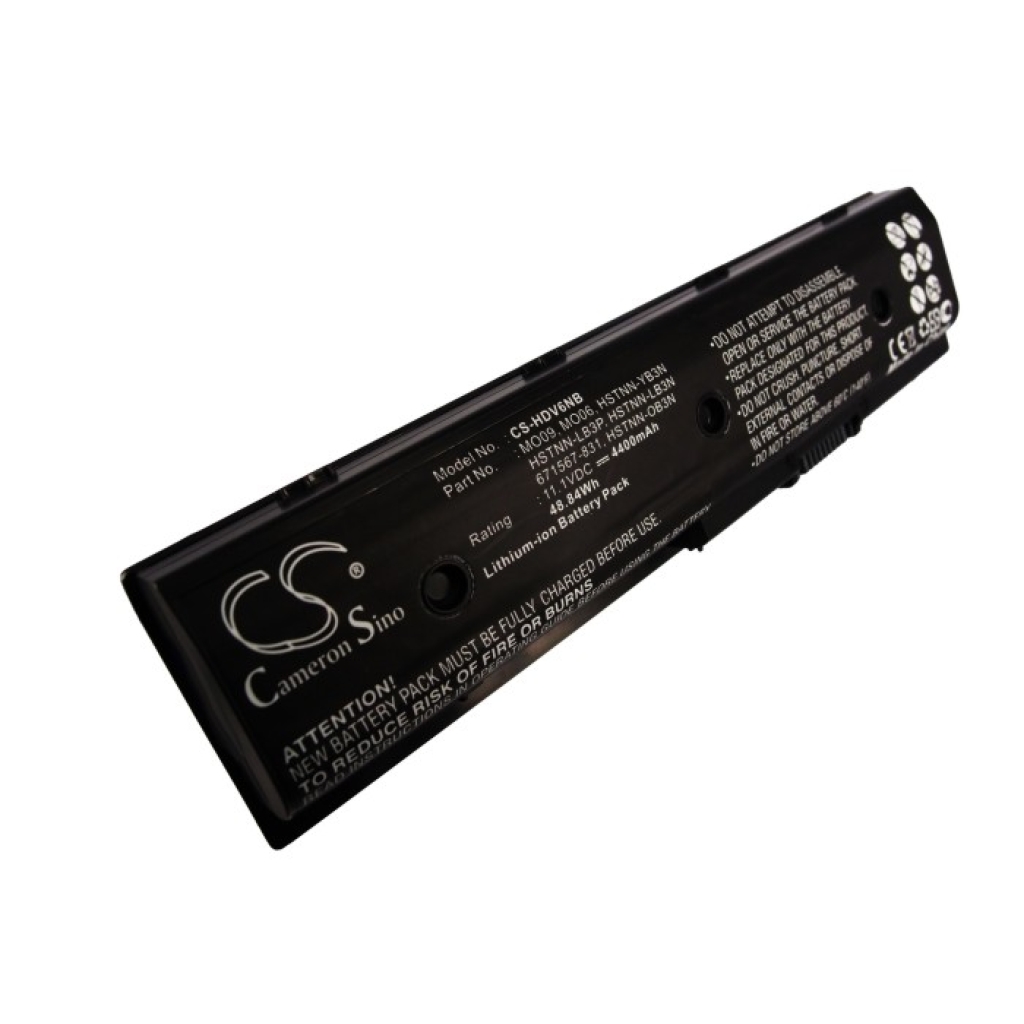 Compatible battery replacement for HP  H2L55AA, TPN-P102, 671567-421, HSTNN-YB3N, TPN-W109...