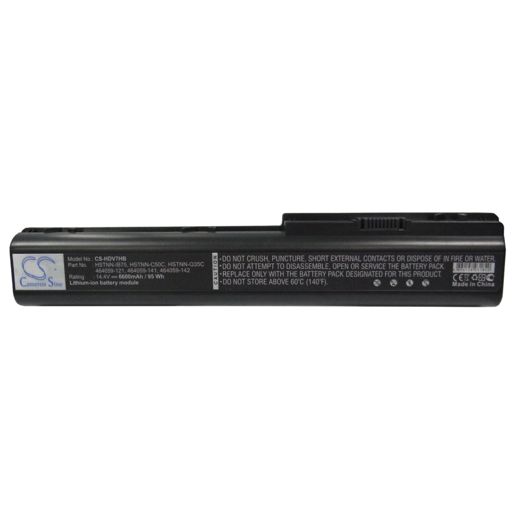 Compatible battery replacement for HP  534116-291, KS525AA, 464058-121, HSTNN-DB75, 497705-001...